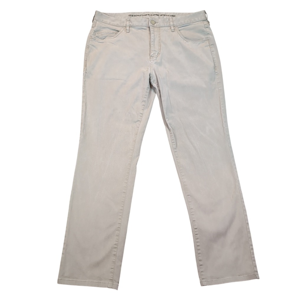 Rhone Everyday Twill Five Pocket Pants Mens 34 (34x31) Beige Straight Leg